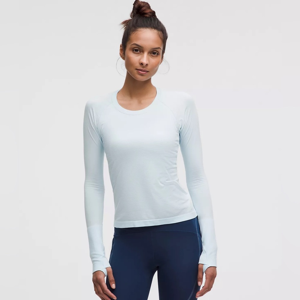 Lululemon Swiftly Tech Long Sleeve Shirt Powder Blue